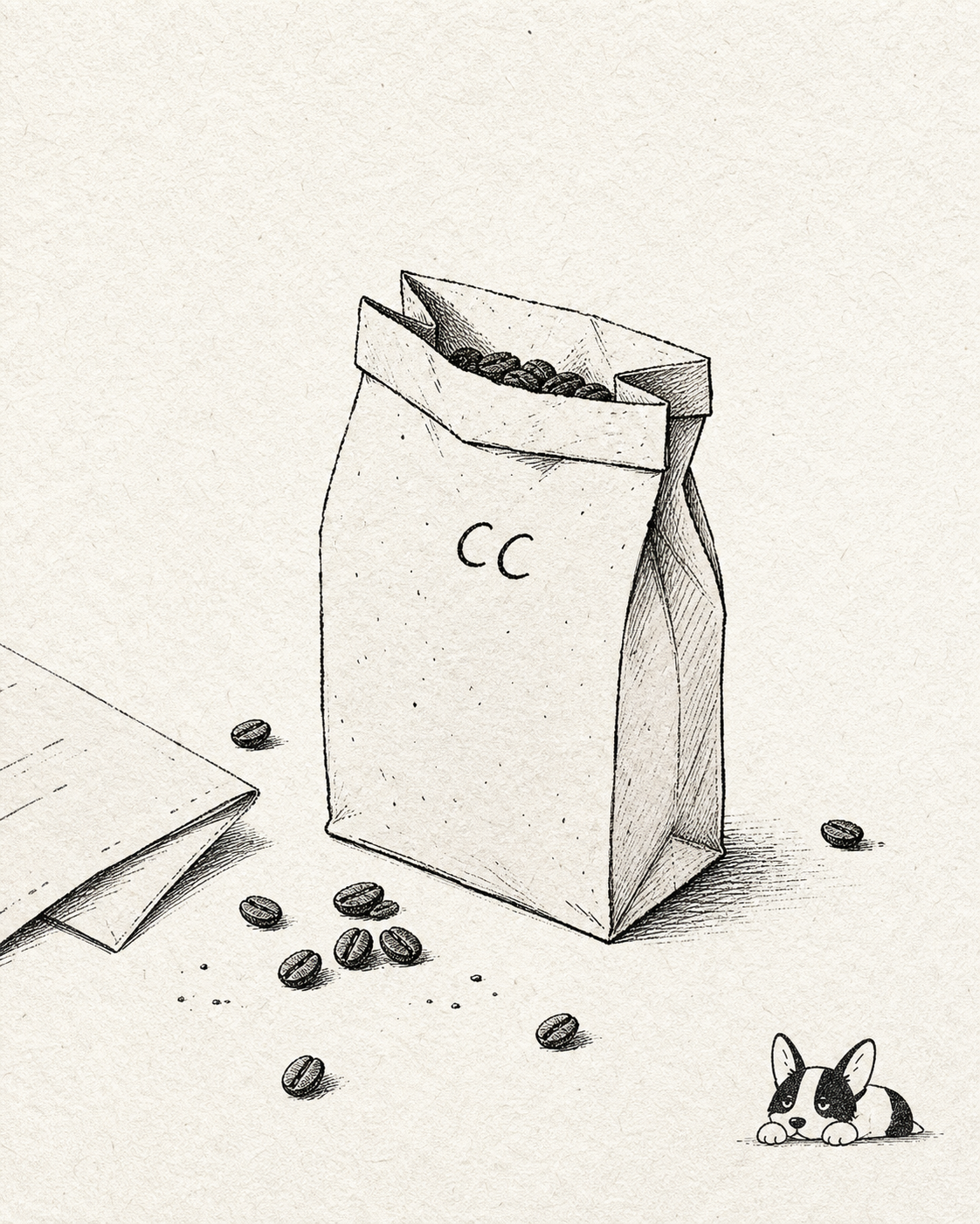 Daily House coffee bean visual